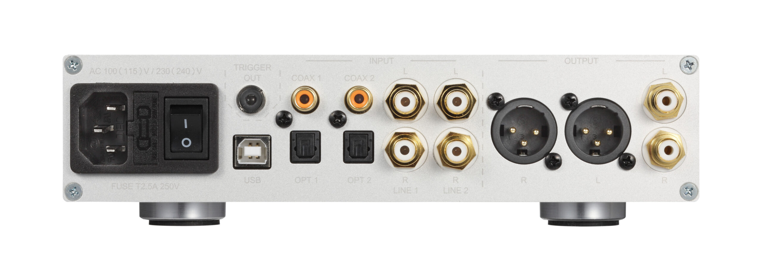 NuPrime DAC10H Rückseite