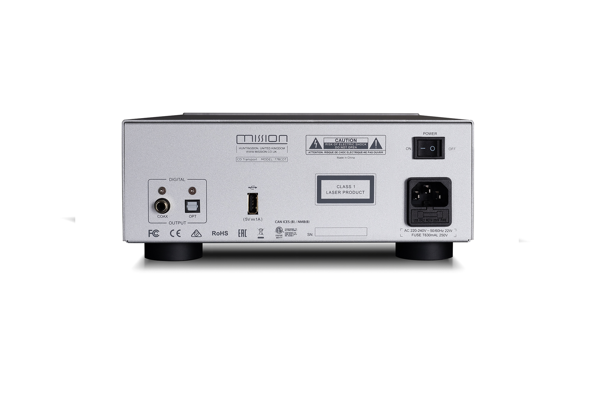 Mission 778 CDT rear